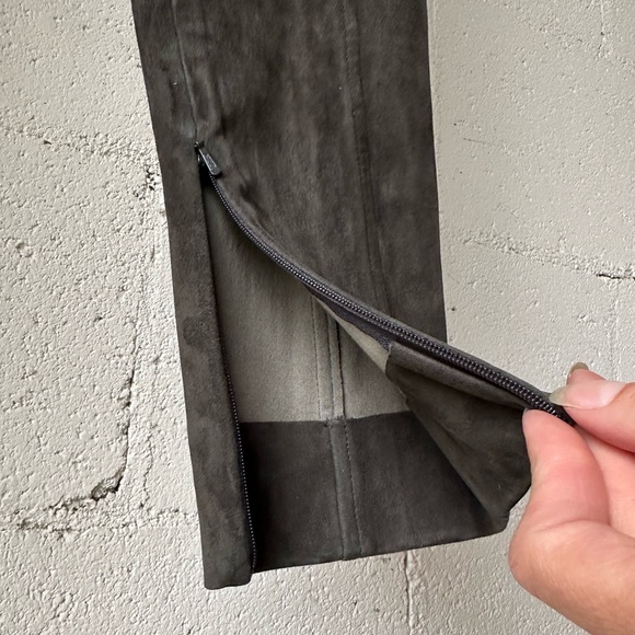 NWT! ($1,298) Polo Ralph Lauren Suede Skinny Stretch Pants - Picture 9 of 16